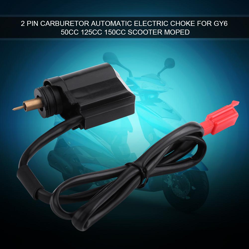 2 Pin Carburetor Automatic Electric Choke for GY6 50cc 125cc 150cc Scooter Moped