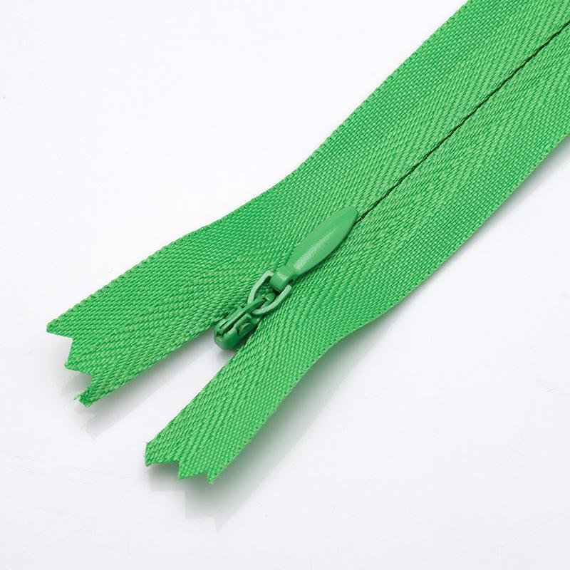 Colored Nylon Invisible Zipper for Home Textiles & Clothing Accessories - #3 Closed-End Design