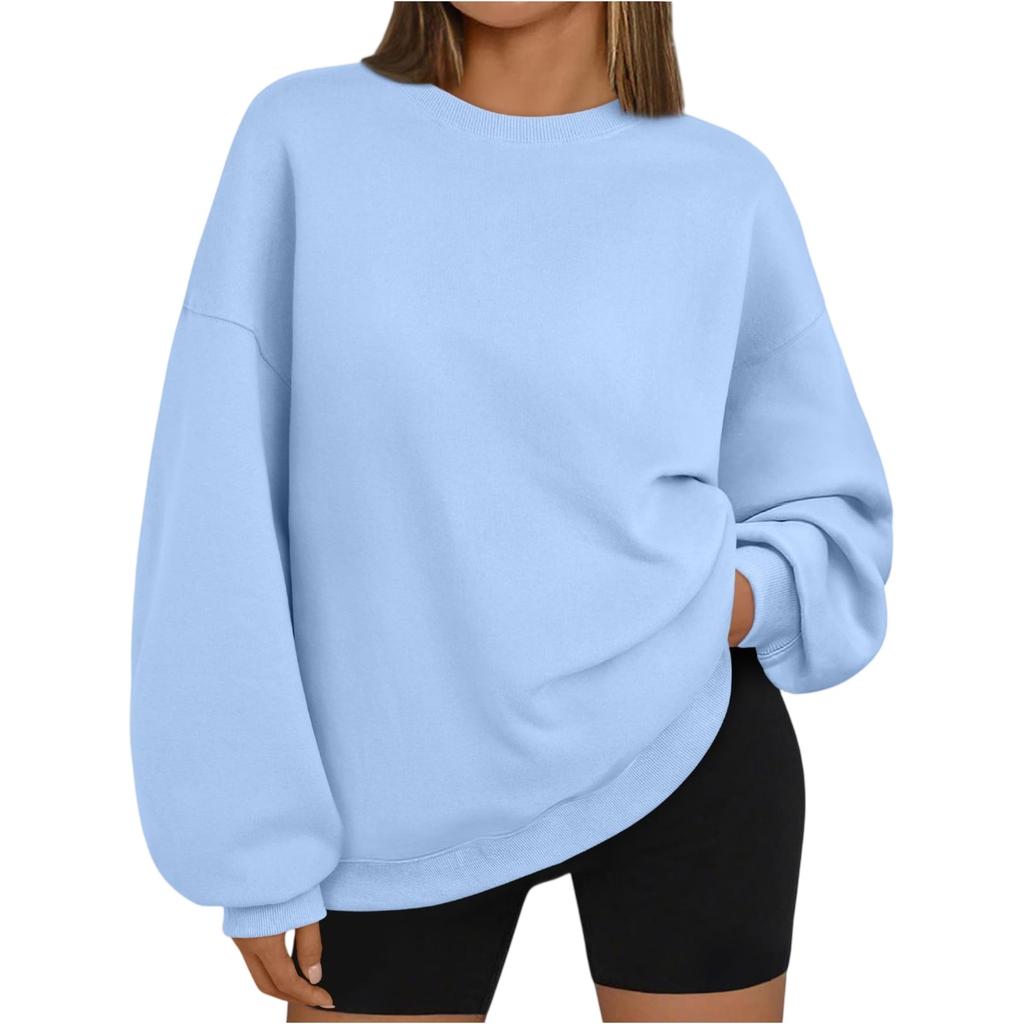 Women's Solid-color Fashionable Long-sleeved Top