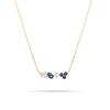 Fashion S925 Sterling Silver Fashion Mix And Match Perfect Arrangement Claw Inlaid Zircon Necklace Collarbone Chain
