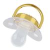 Baby Pacifier Teething Golden Rhinestone Nipple Letters Pacifier for Baby Baptism Bathing