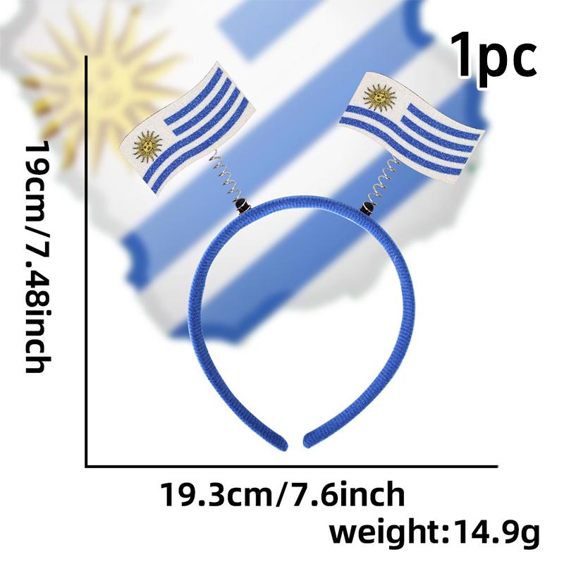 National Flag Headband Decoration ball game Fan Party Decoration Headband National Flag Headband Hair Accessories For Woman Man