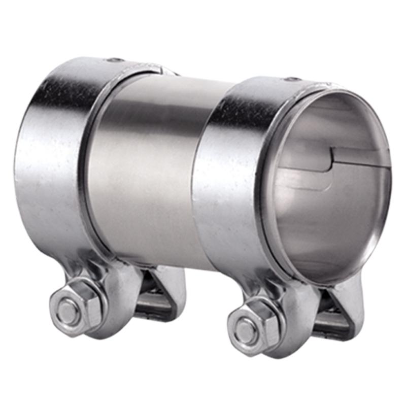 Pipe connector, muffler connector, stainless steel, 50x125mm