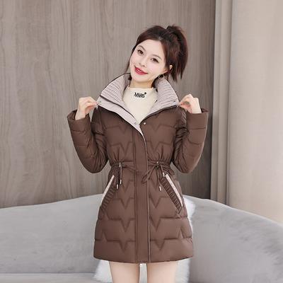 Women Jacket Coats Long Parkas Down Hooded Overcoat Winter Thick Warm Jackets Windproof Casual Student Coat