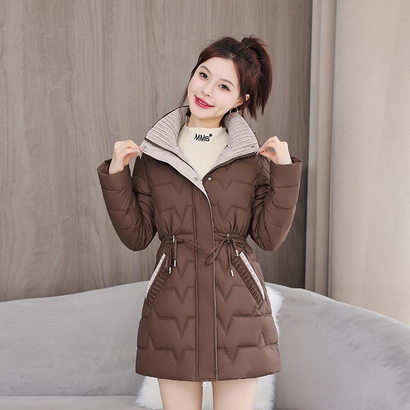Women Jacket Coats Long Parkas Down Hooded Overcoat Winter Thick Warm Jackets Windproof Casual Student Coat
