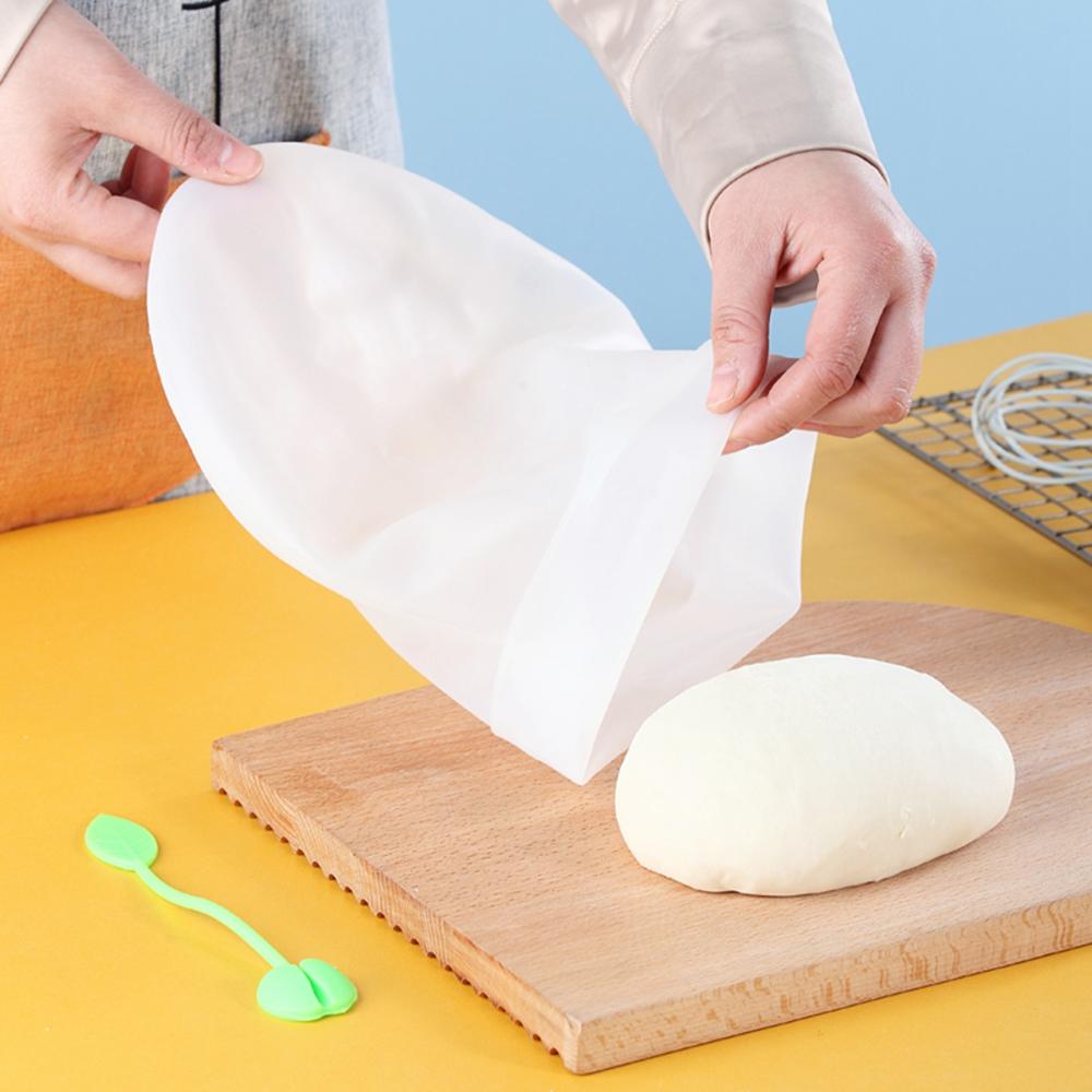 Pastry Pizza Non-Toxic Multifunction Silicone Flour Mixing Bag Dough Mixer Kneading Bag Baking Tool