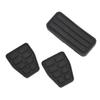171721647 Flexible Wearproof Perfect Fit Clutch Brake Accelerator Pedal Pad Kit Black for