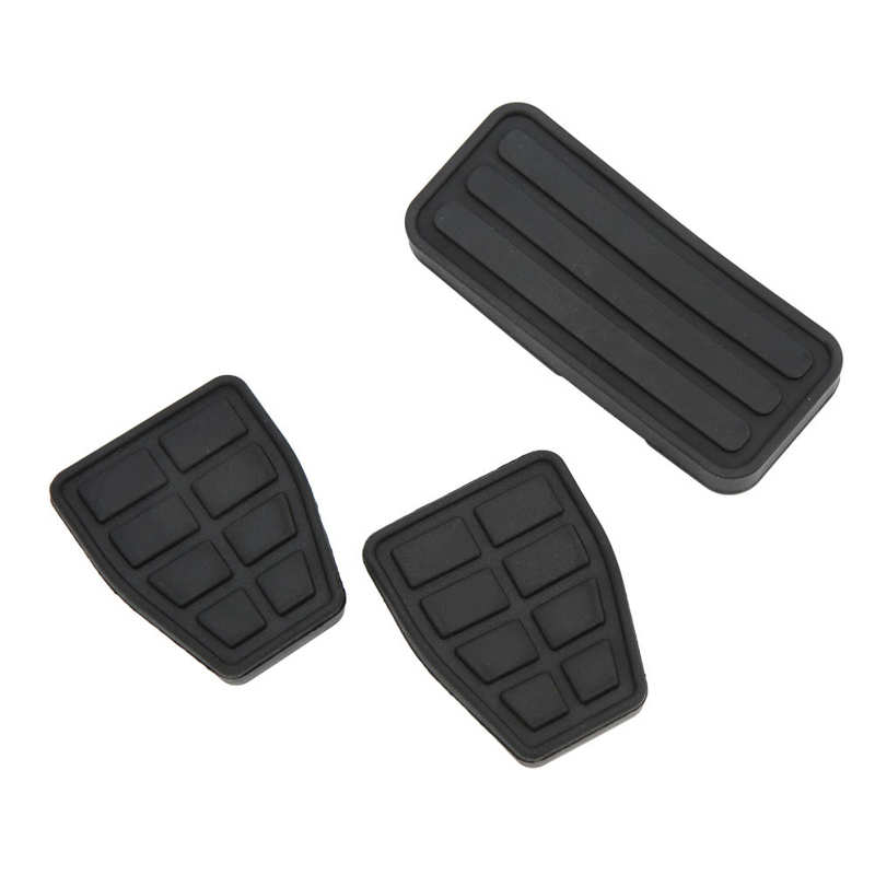 171721647 Flexible Wearproof Perfect Fit Clutch Brake Accelerator Pedal Pad Kit Black for