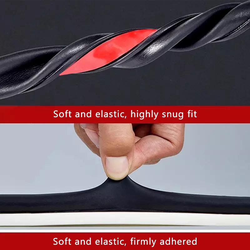 SEAMETAL Car Rubber Door Sealing Big D Type Car Door Hood Trunk Seal Strip Universal Noise Insulation for Car Seals Accessories
