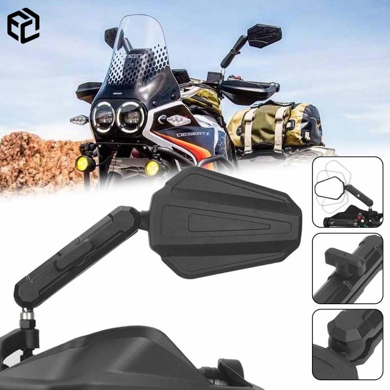 Motorcycle Rearview Side Mirror for Ducati, Multistrada Mts 950 1200 V4 Desert X Scrambler 800 1100, Moto Accessories