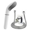 Pressurized Shower Head With Detachable Filter Handheld Spray Head White Japanese Curved Shower Head