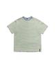 Eoneopegtideuesensyeol Mini Border T-Shirt / Mint & Gray