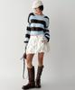 The Green Lab Cotton Cargo Miniskirt [White]