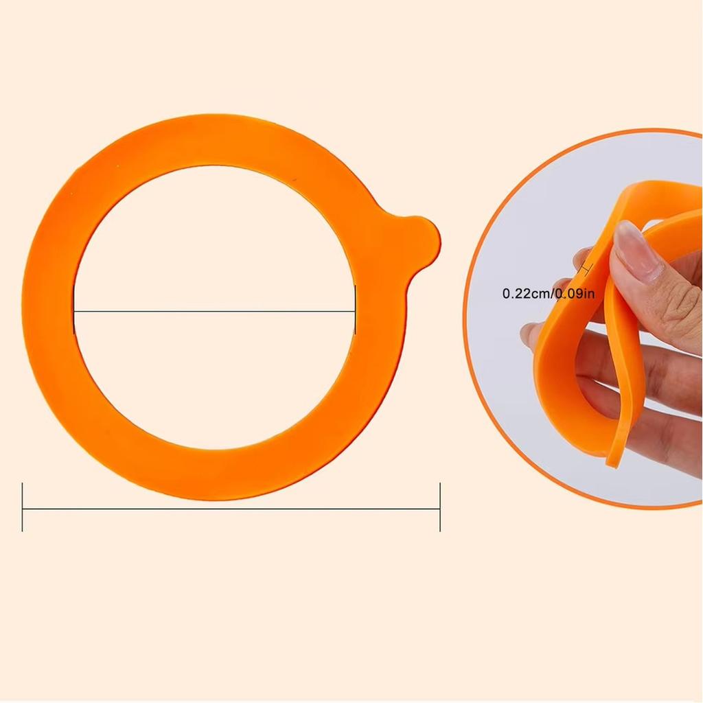 English: Food Grade Silicone Gasket for Airtight Seal with Ear