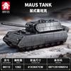 MOC Tank Maus Klocki Konstrukcyjne DIY 1262 Szt. Model Ciężkiego Czołgu Wojskowego Cegła Kolekcjonerska Zabawka Dla Dorosłych Prezent na Boże Narodzenie