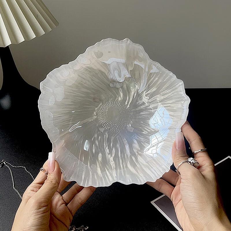 

LISM Поднос для цветов и фруктов из стекла в европейском стиле - Набор из 2 штук