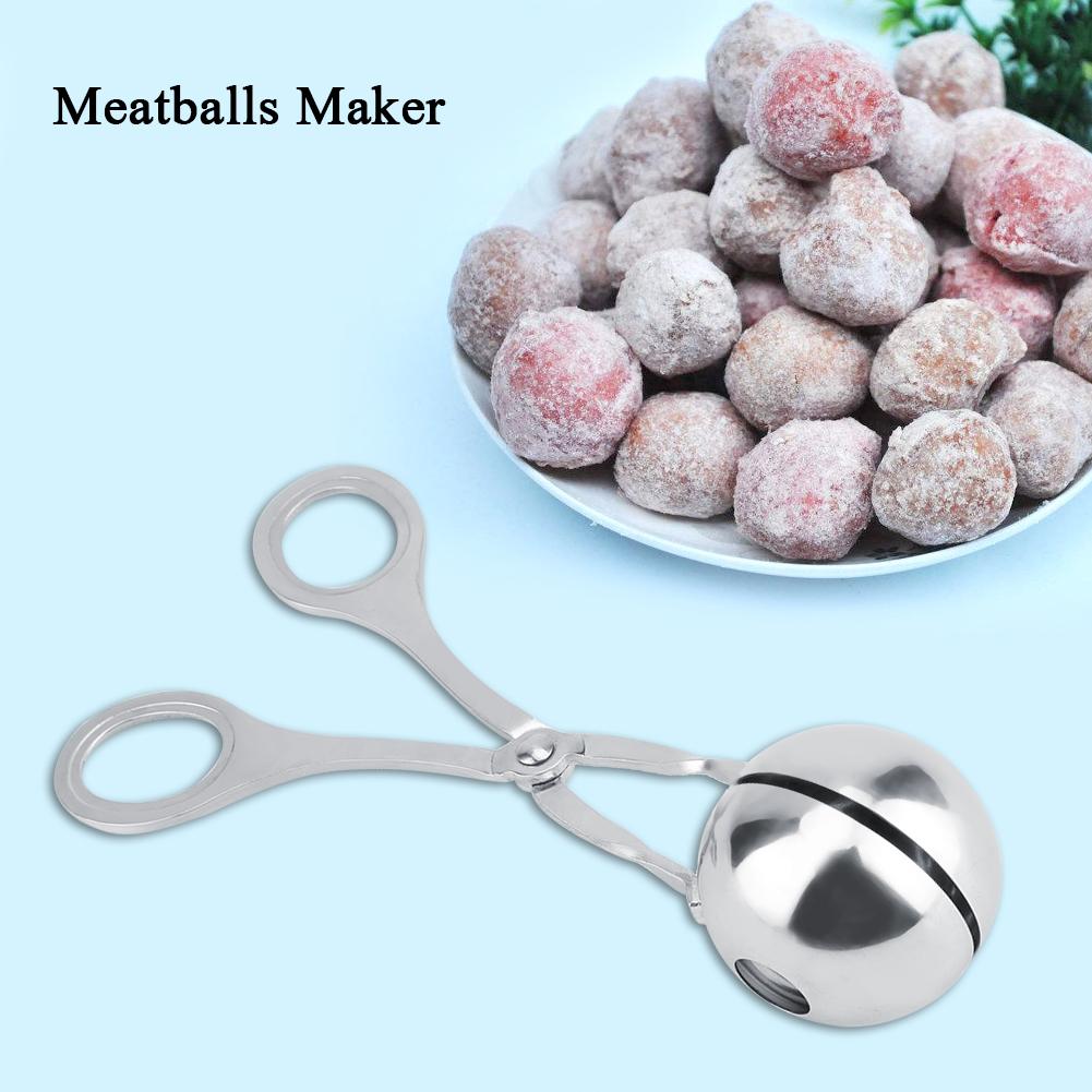 Stainless Steel NOn sticky Meatballs Rice Balls Clip Maker Kitchen Tool