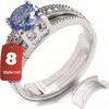Ringverstellung Acht-teiliges Set Unsichtbarer weicher Ringabstandshalter DIY Kleiner Versteller Diamantring Schmuck