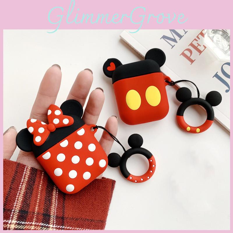 Adorable Mickey And Minnie Airpods Pro Wireless Bluetooth Headphone Cover For Scratch Resistance