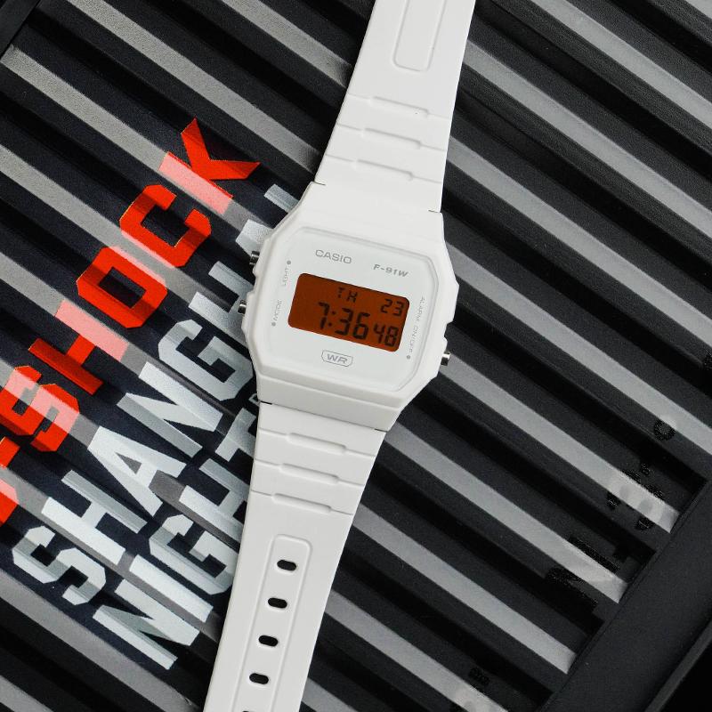 CASIO Customized watch modified series rainbow cheese 200 meters waterproof luminous Quartz same style for men and women CaiHongNaiLao(HuoLiCheng)