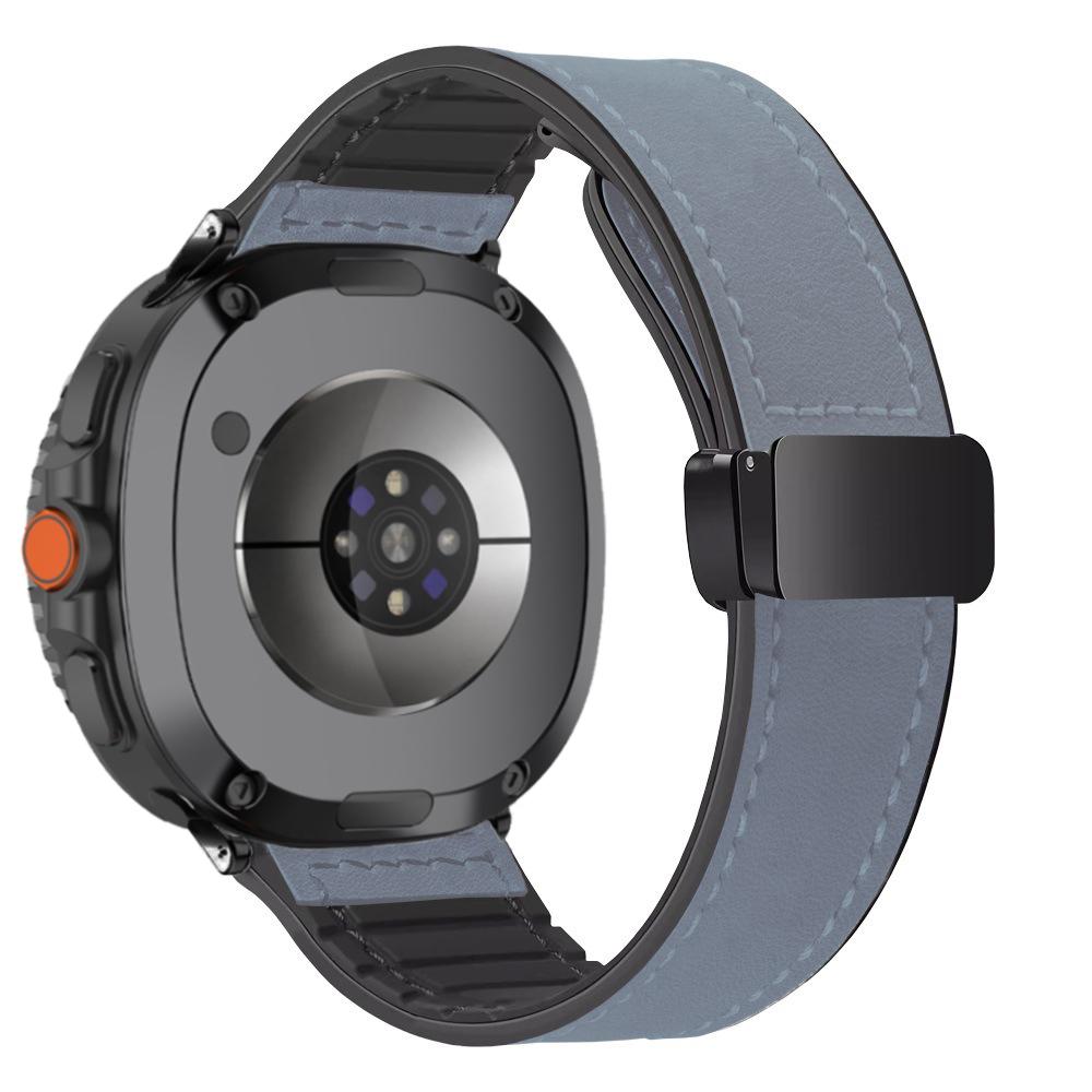 Silicone Leather Band for Samsung Galaxy Watch 8 40mm 44mm Watch 8 Classic 46mm Magnetic Bracelet Galaxy Ultra 2025 47mm Correa