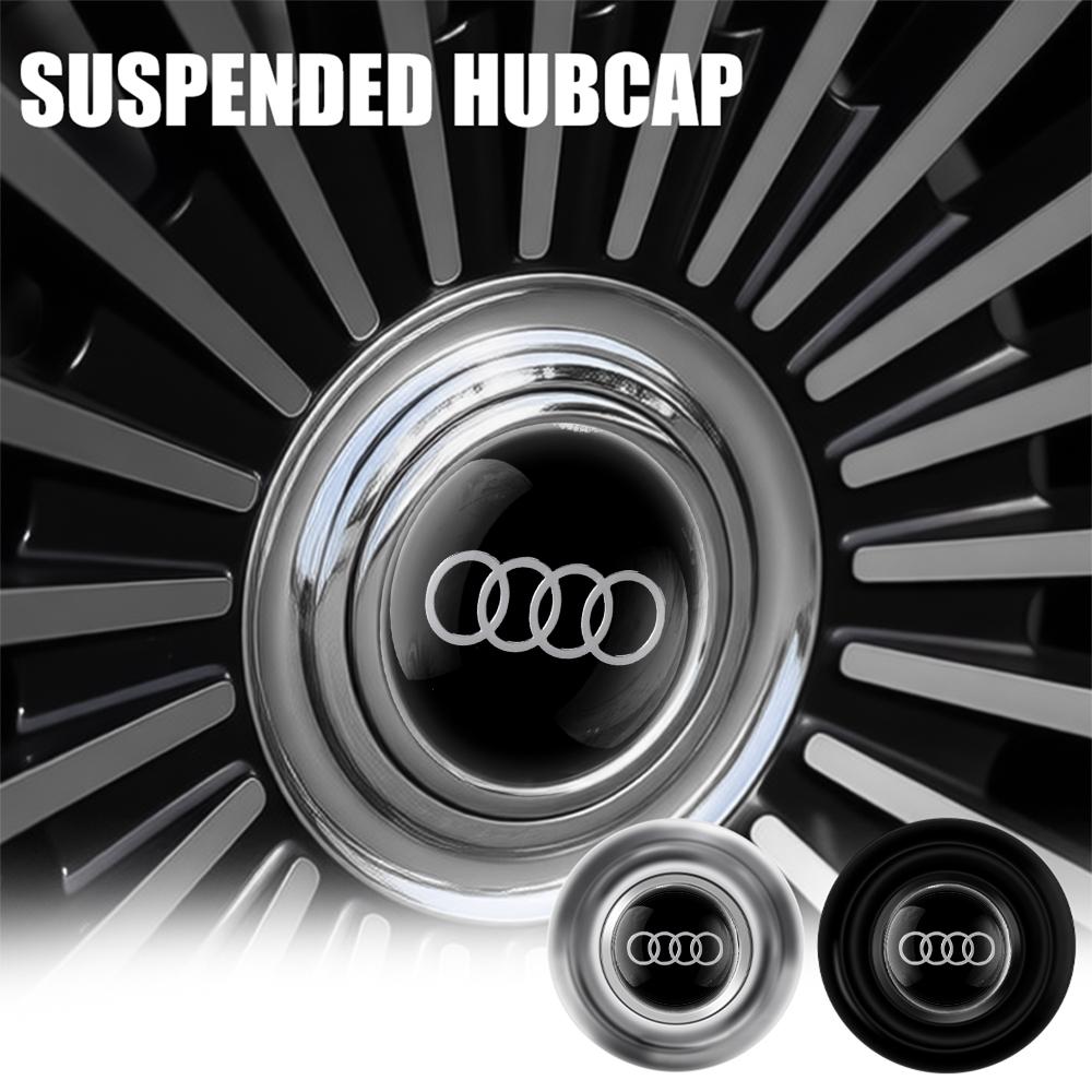 4PCS Car Wheel Center Hubcaps For Audi A6 C6 A4 B7 A5 B8 A3 A1 Sline C5 Q3 8P 8V Q5 B7 B6 Q7 A7 A8 S3 Q6 RS S4 Q4 B9 B5 B3 B4 8L