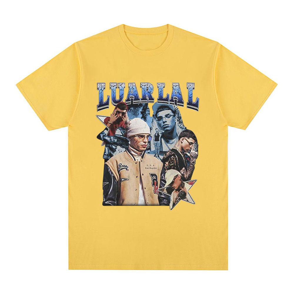 Rapper Luar La L L3TRA Graphic T Shirts Men's Fashion Vintage Short Sleeve T-shirts Cotton Casual Oversized T-shirt Streetwear