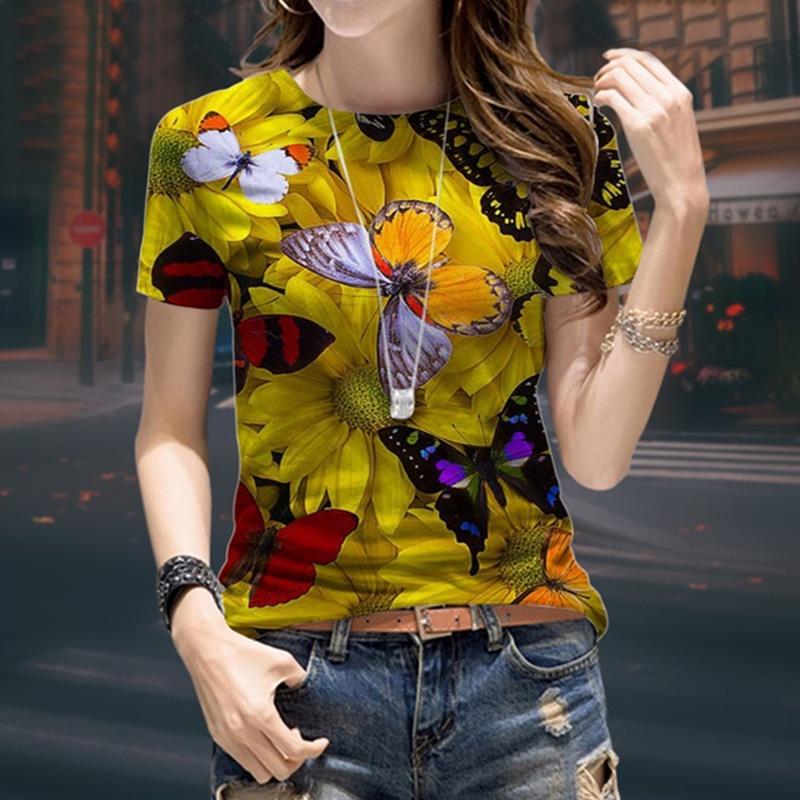 Summer fashion must-have short sleeved T-shirt for men and women. A very beautiful shirt with morning glory 3D printed T-shirt for men