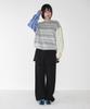 RONRON Multi Stripe Oversized Knit Gray