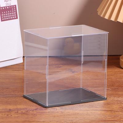 1 Stück transparente Acryl-Displaybox zur Aufbewahrung, staubdichter Schutz, Vitrine für Puppen/Spielzeug/Sammlerstücke, 22 Größen