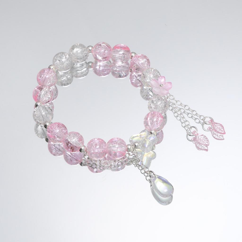 Mori Style Starry Sky Crystal Butterfly Bracelet - Elegant, Versatile Fairy Design for Women and Best Friends