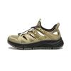 Li Ning Cushioning Slip Resistant Abrasion Resistant Support Lightweight Low Top Running Shoes Men's Gray Yellow ARSW121-3