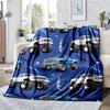 Truck Theme Printed Blanket - Perfect for Couch, Bed, Travel & Outdoor Use | Machine Washable, Cozy & Durable.