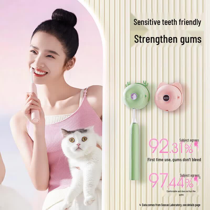 

SOOCAS D3S Cat Claw Sonic Electric Toothbrush CN plug (adapter included)