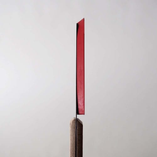 Ozaki Kame Shoten KO Finishing Spatula, Mature Body + Pink 7mm (1 Set) | Caulking Sealing Spatula