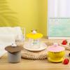 Cute Tea Coffee Lids Cap Suction Cup Cover Dustproof Leakproof Silicone Cup Cover