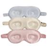 Real Silk 3D Stereoscopic Eye Mask  Mulberry Silk Shading Non Pressure Eye Elastic Band Sleep Travel Eye Mas