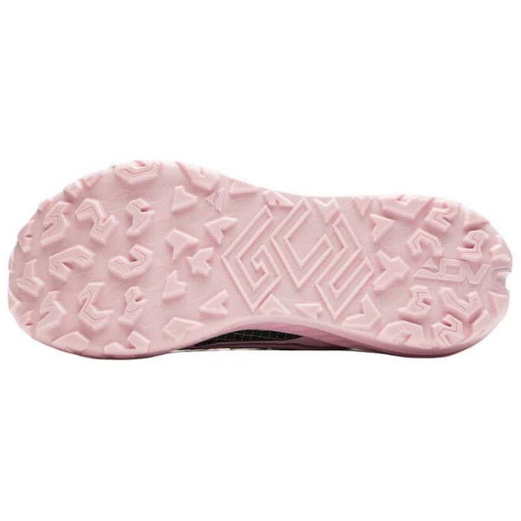 New LiNing Dilu Cushioning Anti Slip And Wear Resistant Rebound Low Top Trail Running Running Shoes Women's Green Pink ARNU010-1