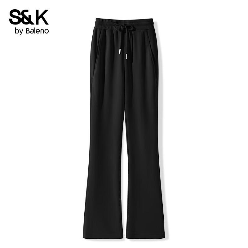 Baleno S&K Women's Casual Flared Wide-Leg Pants