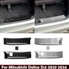 For Mitsubishi Delica D:5 D5  2024 Stainless Steel Built-in Rear Bumper Protector Door Sill Trunk Tread Plate  Accessories