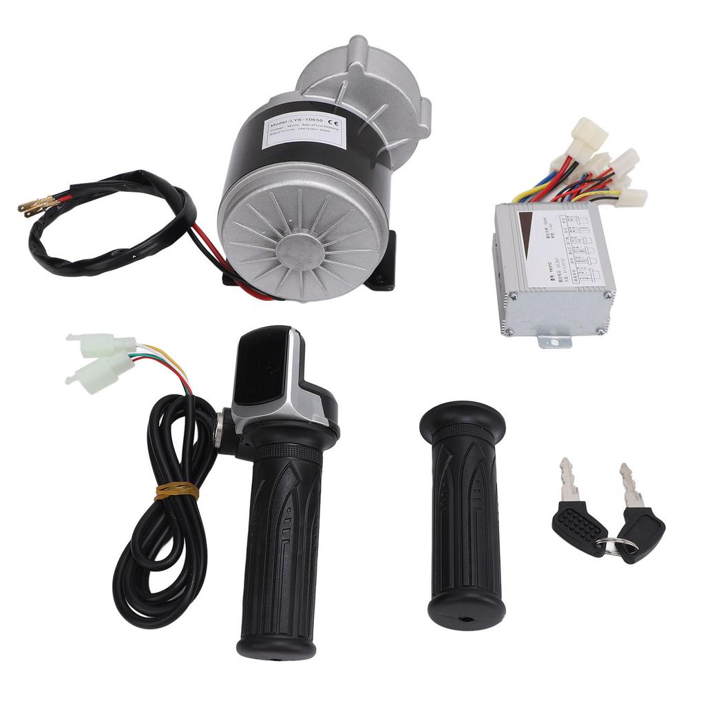 36V 500W 13T Växelreduktion Elmotor 36V Elcykel Gasreglage Handtag Elektrisk Skoter Cykel Kontroller