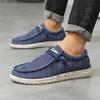 2025 Four-season Casual Canvas Shoes, Large Size Breathable Lazy One-pedal Sleeve Loafers for Men In Summer