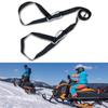 Snowmobile Motorcycle Car Vehicle Boat-Tow Rope Strap with Hooks Emergency Heavy Duty Hauling Pulling Line Road Recovery