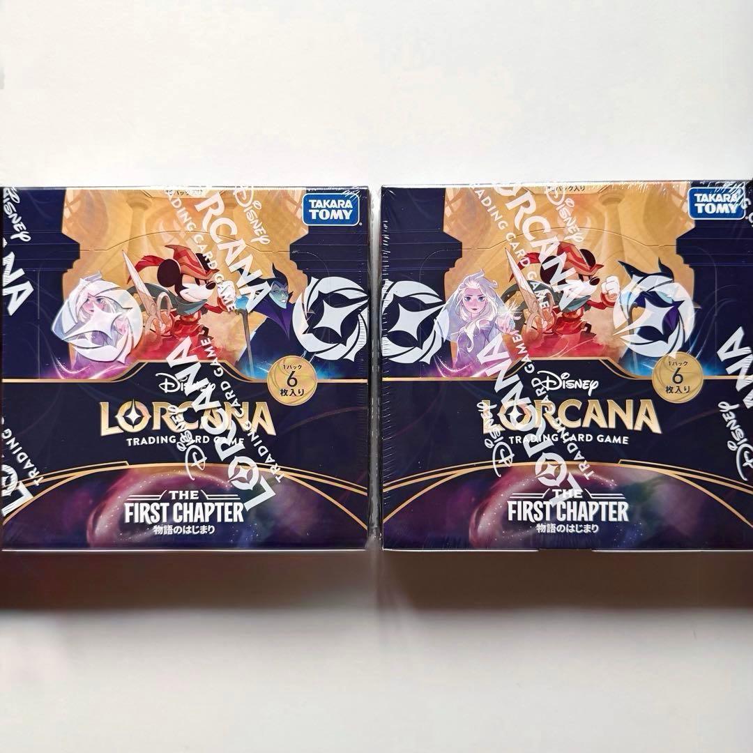 Used Disney Lorcana The Beginning of the Story Shrink Included New Unopened 2BOX