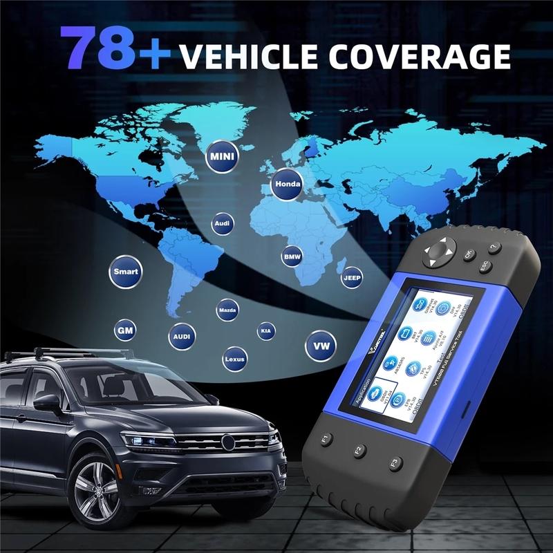 VDIAGTOOL VT600 Elite Car Diagnostic Scanner Engine ABS SRS EPB Oil Service Reset VT600e Auto Scan Tools 19 Lifetime Free Update