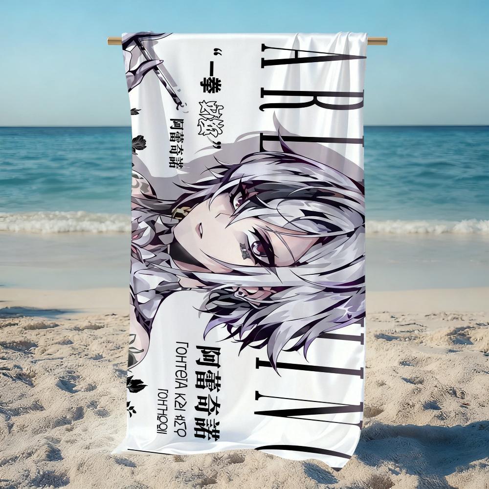Anime girl Towel Beach Quick Dry Soft Pool Towels Gift for Travel Gym Shower Camping sports