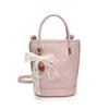 Premium hand bag women's new trendy fashion texture shoulder bag crossbody bucket bag
