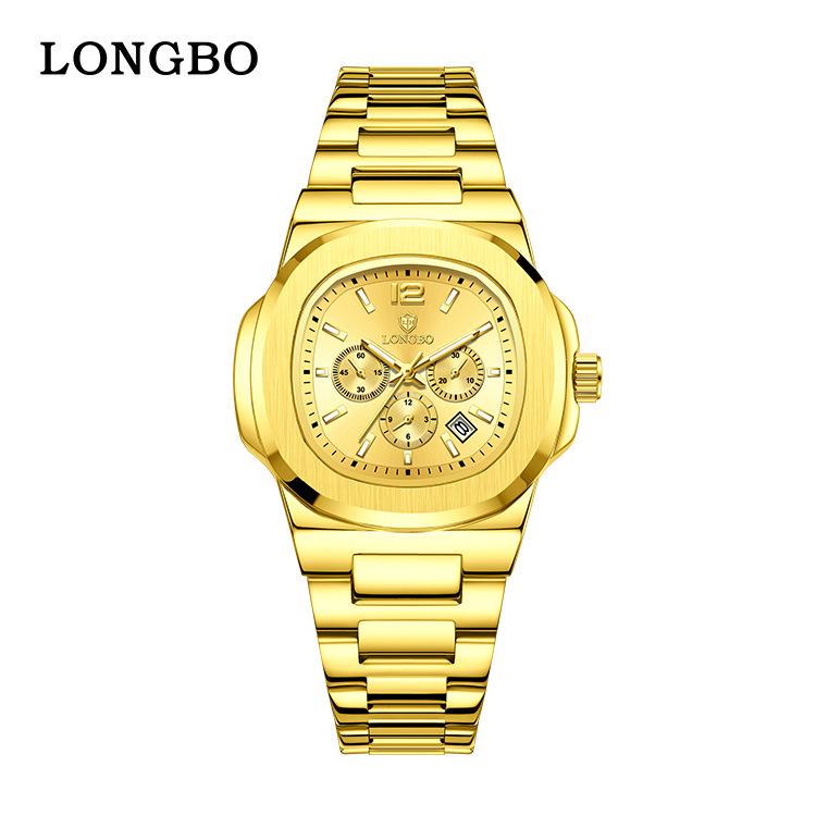 Longbo Classic Men's Waterproof Luxury Business Wristwatch 83882