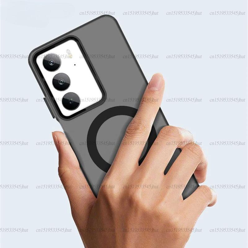 Transparent Case For Realme C75x Case For Realme C75x C75 4G Magnetic Adsorption Wireless Charge Back Cover For Realme C75x Case