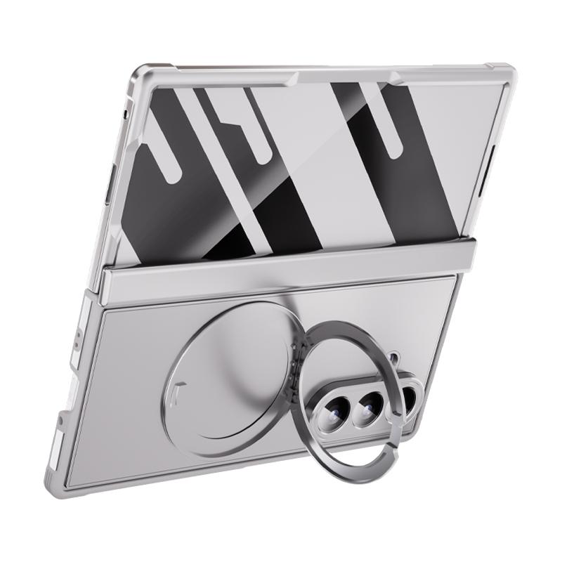 

For Samsung Galaxy Z Fold 7 Fold7 Case Luxury Magsafe Ring Stand Magnetic Protective Back Cover Case For Z Fold 7 Sleeve Galaxy Z Fold7